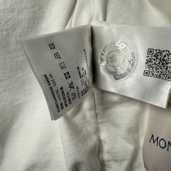 Moncler Kids Girls Logo Hooded Jacket – Size 3A (Toddler) – Lilac/White - Picture 8 of 12